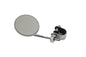 Chrome 3 inch Round Mini Mirror with Clamp On Stem