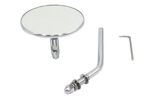 Load image into Gallery viewer, Chrome 4 inch Round Mirror with Stud Stems