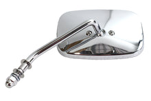 Load image into Gallery viewer, Chrome Replica Swivel Mirror with Short Billet Stem
