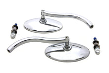 Load image into Gallery viewer, Wyatt Gatling Chrome Oval Mirror Set with Contour Round