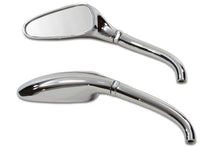 Load image into Gallery viewer, 3D Style Mirror Set with Round Stems Chrome