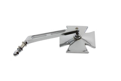 Maltese Mirror with Girder Stem Chrome