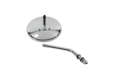4-1/2 inch Round Chrome Mirror