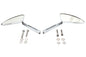Teardrop Mirror Set with Slotted Stems
