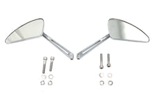 Load image into Gallery viewer, Teardrop Mirror Set with Slotted Stems