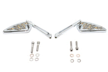 Load image into Gallery viewer, Teardrop Mirror Set with Slotted Stems