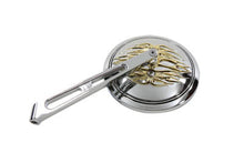 Load image into Gallery viewer, Round Flame Mirror with 2 Slot Stem