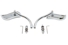 Load image into Gallery viewer, S-Curve Mirror Set with Round Stems
