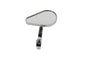 Teardrop Mirror with Clamp on Billet Stem