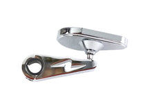 Load image into Gallery viewer, Teardrop Mirror with Clamp on Billet Stem