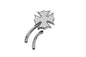 Fire Fighter Mirror with Billet Stems