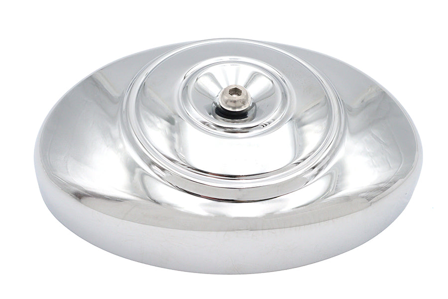 Air Cleaner Cover Oval Chrome
