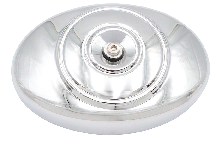 Air Cleaner Cover Oval Chrome