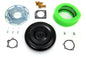 Wyatt Gatling 8 inch Round Air Cleaner Kit with Black Cover