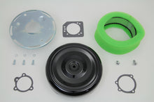 Load image into Gallery viewer, Wyatt Gatling 8 inch Round Air Cleaner Kit with Black Cover