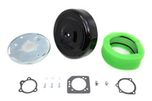 Load image into Gallery viewer, Wyatt Gatling 8 inch Round Air Cleaner Kit with Black Cover