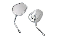 Load image into Gallery viewer, Chrome Taper Convex Mirror Set