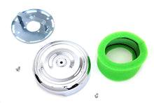 Load image into Gallery viewer, Wyatt Gatling 8 inch Round Air Cleaner Chrome