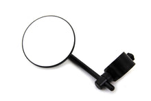 Load image into Gallery viewer, Black 3 inch Round Mini Mirror with Clamp on Stem