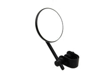 Load image into Gallery viewer, Black 3 inch Round Mini Mirror with Clamp on Stem
