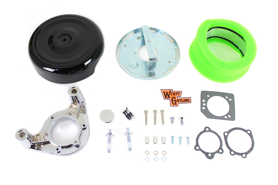 8 inch Air Cleaner Kit Black