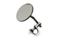 4 inch Round Mirror with Clamp Black Steel
