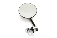 Load image into Gallery viewer, 4 inch Round Mirror with Clamp Black Steel