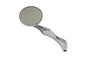 3 inch Billet Round Mirror with Billet Flame Stem