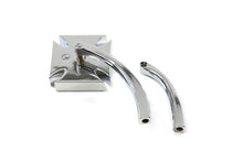 Load image into Gallery viewer, Red Baron Mirror with Billet Curved Stem Chrome