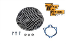Load image into Gallery viewer, Wyatt Gatling Chrome Round Mesh Air Cleaner