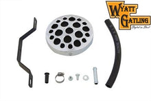 Load image into Gallery viewer, Wyatt Gatling Chrome Drilled Air Cleaner