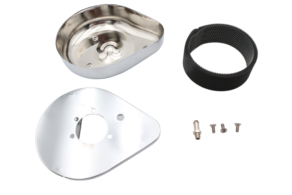 Chrome Teardrop Air Cleaner Assembly