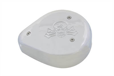 Teardrop Air Cleaner Skull Chrome