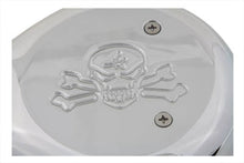 Load image into Gallery viewer, Teardrop Air Cleaner Skull Chrome