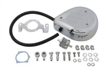 Load image into Gallery viewer, Teardrop Air Cleaner Kit Chrome Flame