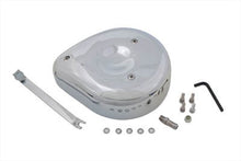 Load image into Gallery viewer, Teardrop Air Cleaner Kit Smooth Chrome
