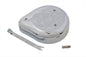 Teardrop Air Cleaner Kit Chrome Flame