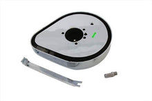 Load image into Gallery viewer, Teardrop Air Cleaner Kit Chrome Flame