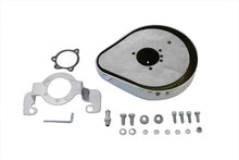 Load image into Gallery viewer, Teardrop Air Cleaner Kit Smooth Chrome