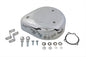 Teardrop Air Cleaner Kit Chrome Flame