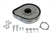 Load image into Gallery viewer, Teardrop Air Cleaner Kit Chrome Flame