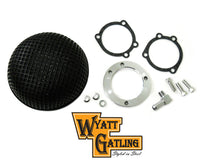 Load image into Gallery viewer, Wyatt Gatling Round Mesh Air Cleaner Black