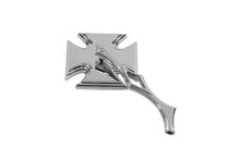 Load image into Gallery viewer, Chrome Maltese Mirror with Diamond Billet Stem