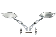 Load image into Gallery viewer, Baroque Mirror Set with Billet Teardrop Stems