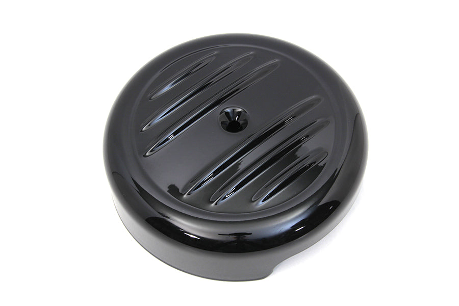 8 inch Black Stripe Air Cleaner Cover