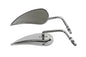 Wyatt Gatling Teardrop Mirror Set with Round Curved Stems