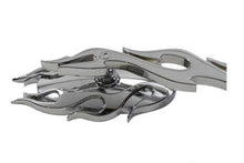 Load image into Gallery viewer, Fireball Mirror Set with Flame Stems Chrome