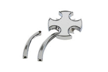 Load image into Gallery viewer, Rotar Mirror Chrome with Billet Curved Stem