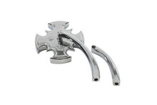 Load image into Gallery viewer, Rotar Mirror Chrome with Billet Curved Stem