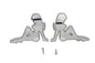 Lady Luck Mirror Body Set Billet